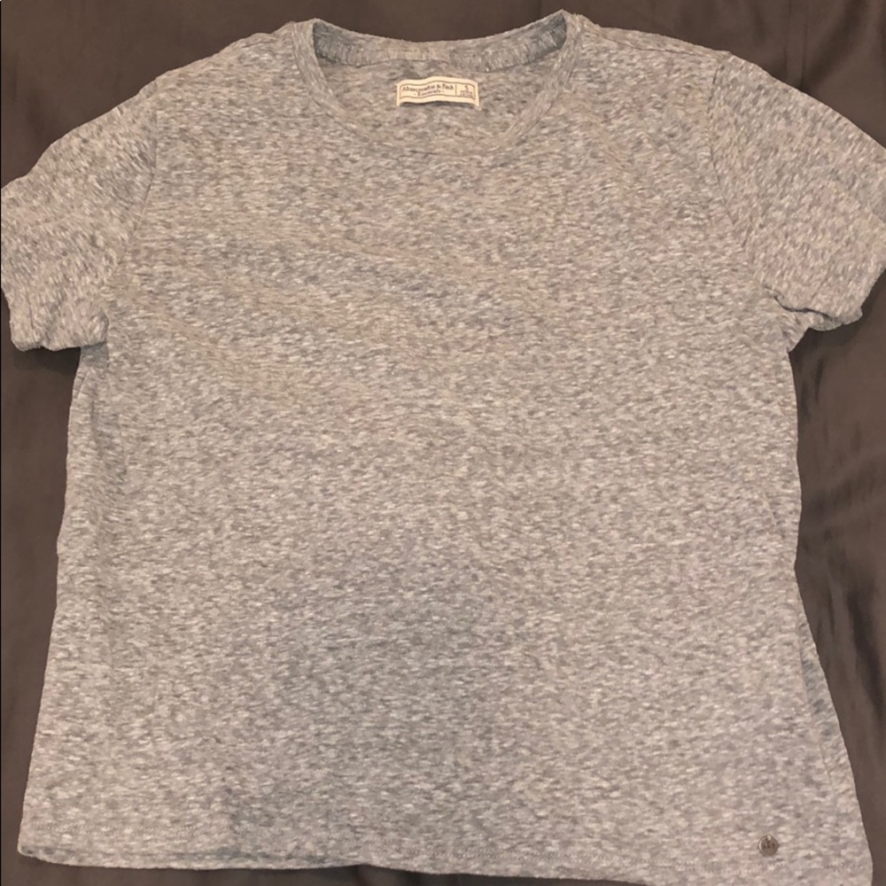 Abercrombie & Fitch Marled Gray Shirt